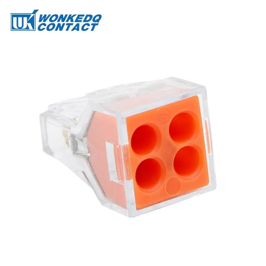 

Wire Connector Terminals 773-104 Push Wire Fast Quick Terminal Connector Plastic Material PA66 Wago Fast Connectors 20PCS