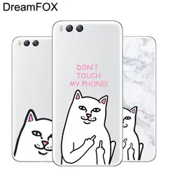 DREAMFOX M476 палец Кот Мягкие TPU силиконовый чехол для Xiaomi Mi Note 2 3 4 5 6 8 SE M5 4C 4S 5C 5S 5X 6X A1 плюс