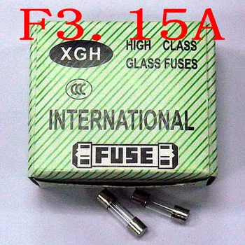 

( 100 pcs/lot ) 3.15A F3.15A 250V,5 x 20mm,Quick Blow Glass Fuses