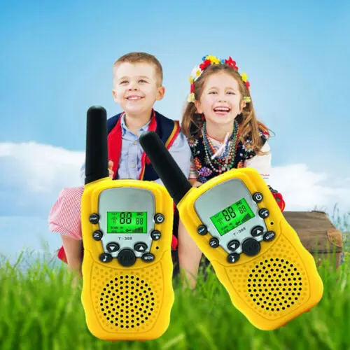 

2PCS Mini Walkie Talkie 3-KM Two Way Long Range Radio Kids Gifts Children's Walkie Talkie 3C24