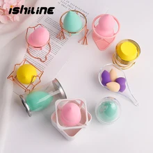 Makeup Puff Rack Sponge Holder Beauty Makeup Powder Puff Blender Storage Rack Drying Hanger Sponge Drying Stand Holder 2 pcs makeup sponge holder drying stand
