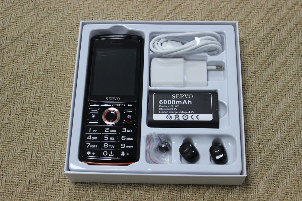 SERVO R25 Bluetooth музыкальный мобильный телефон 2," SC6531CA телефон внешний аккумулятор музыкальный динамик Многофункциональный 6000 мАч мобильный телефон