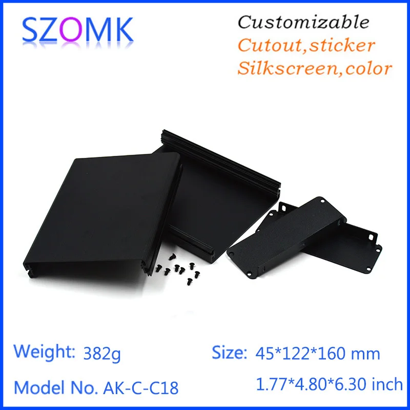 electronic case amplifier enclosure separated aluminum box enclosure black electronics aluminum case wall mounting project box electronics enclosure for pcb (6).jpg