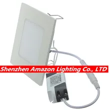 Большая скидка! Мини светодиодный Панель свет 6 Вт LED Панель потолок Освещение лампа Подпушка свет AC85-265V теплый белый/натуральный белый/ холодный белый