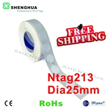 10 шт./упак. RFID 13,56 МГц NFC кольцо с этикетками ключ для управления смартфоном NFC RFID бумажная бирка