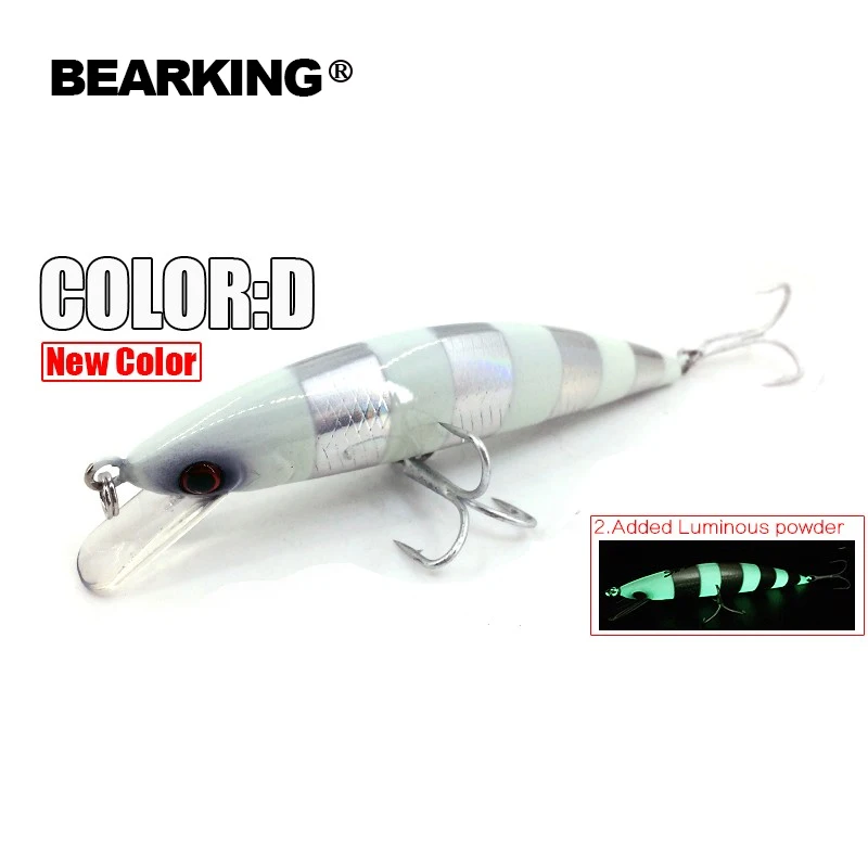 2017 популярная модель Bearking 12 см 40 г рыболовные воблеры 5 шт./лот приманка для