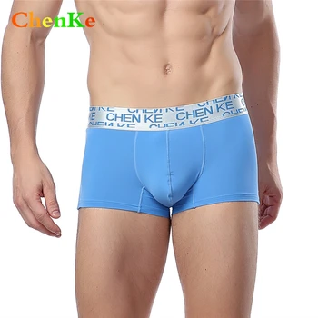 

ChenKe 2017 Brand Newest Male Knitting Underwear High Quality Men's Boxer Shorts Ice Silk Breathable Underpants L-3xl Hot Sale