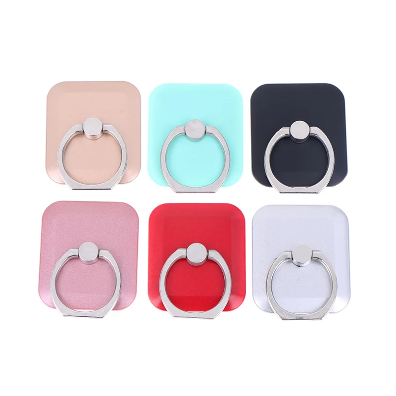 Square Finger Ring Mobile Phone Stand Holder For iPhone X 8 7 6 6S Plus Smart Phone For MP3 Car Mount Stand For Samsung
