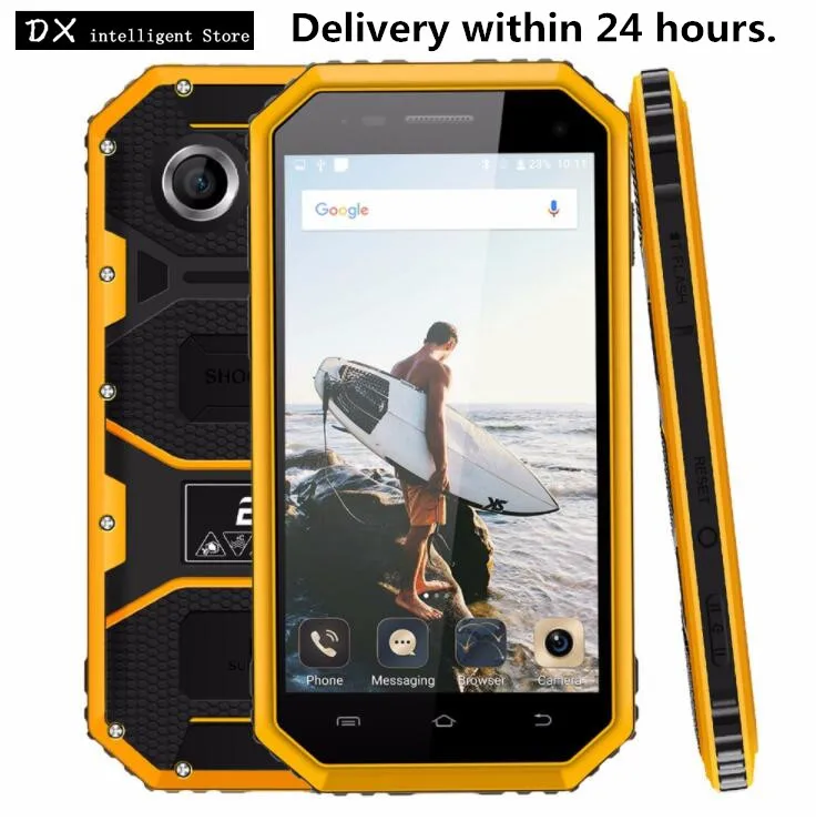 E & L W6S 4 5 &quotips Android 7 0 Мобильный Телефон IP68 водонепроницаемый ударопрочный SC7731