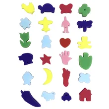 29 шт./компл. губка краска щётка с деревянной ручкой художественная детская краска ing граффити дети рисунок «сделай сам» канцелярский Инструмент Художника игрушки подарки