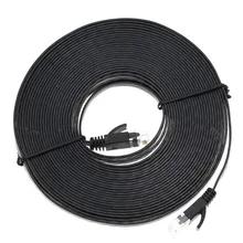 1 м/3 м/5 м/10 м RJ45 Ethernet-кабели без каблука Cat6 UTP Ethernet Интернет кабельной сети кабель RJ45 патч кабель LAN разъем Черный