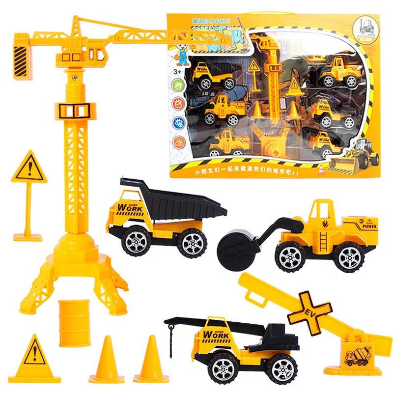 Building Mini Toy Engineering Car Set Truck Vehicle Model Car Styling