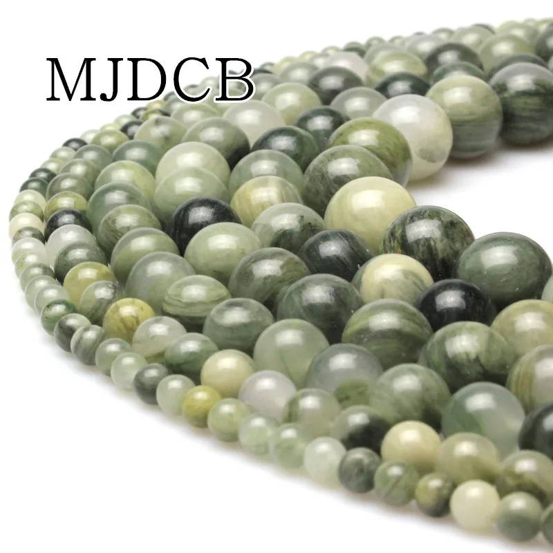 MJDCB Mixed Color Jad e Loose Beads Round4 6 8 10 12mm Energy Stone Bead Healing Power for Jewelry Making Free Shipping | Украшения и