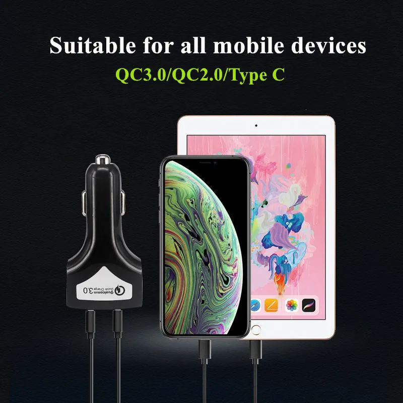 المزدوج USB تهمة سريع 3.0 USB سيارة شاحن هواتف xiaomi Mi9 هواوي P30 QC3.0 سريع شاحن سيارة شاحن الهاتف المحمول شاحن ل سيارة المزدوج USB تهمة سريع 3.0 USB سيارة شاحن هواتف xiaomi Mi9 هواوي P30 QC3.0 سريع شاحن سيارة شاحن الهاتف المحمول شاحن ل سيارة