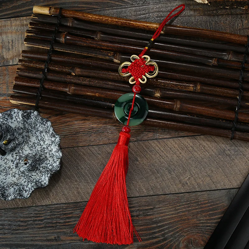 

50 Pcs Polyester Chinese Knots Knotting Jade Tassel Blessing Lucky Chinese Style Gifts Curtain Dress Fringe Trim Decoration 2018