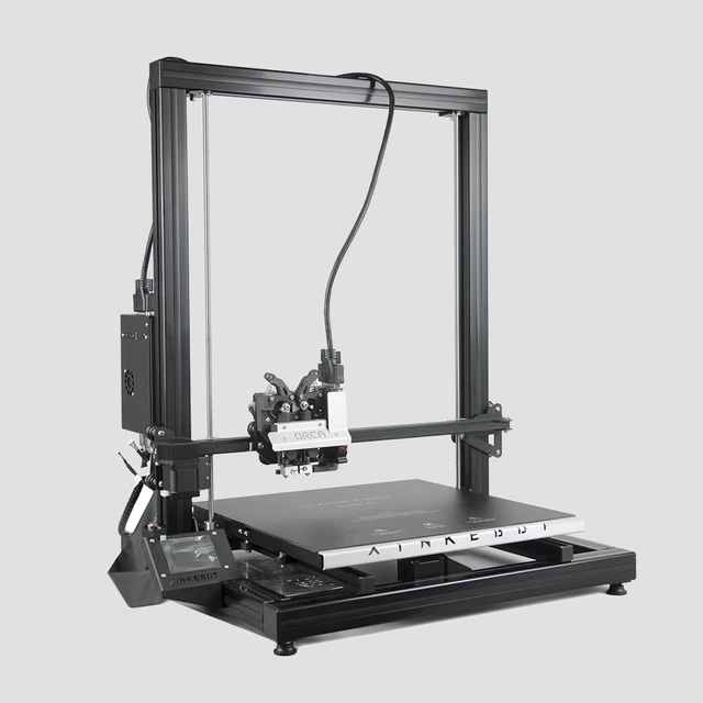Cheap Xinkebot Orca 2 Cygnus Big 3D Printer Large Printing Area 400x400x500mm 0.05mm Resolution Dual Head LCD Touch Sreen