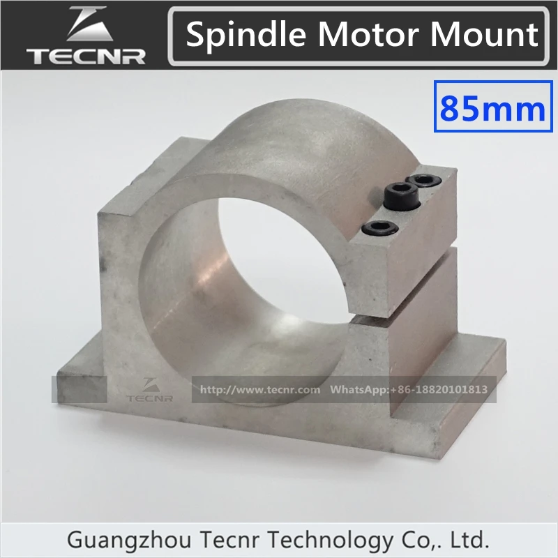 cast aluminum 85MM cnc spindle motor hold seat sand blastblastingsand