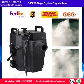 

3500W Ground low fog water Dry Ice Smoke Machine For stage wedding party