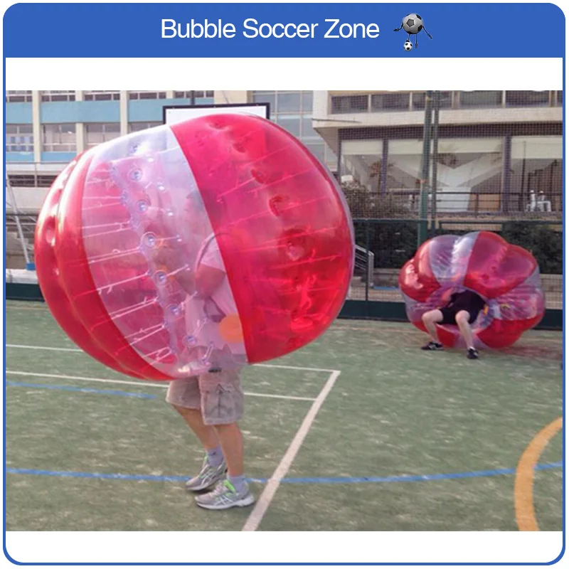 Бесплатная логотип 1.5 м многоцветный ПВХ надувной пузырь Футбол людской шарик воздушный шарик бампера для взрослых надувной пузырь Футбол