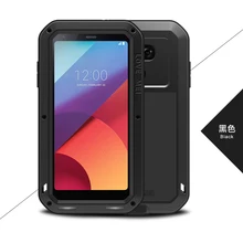 Водонепроницаемый чехол для LG G6 Love Mei металлический алюминиевый мощный чехол для LG G5 G 6 Fundas+ Gorilla glass
