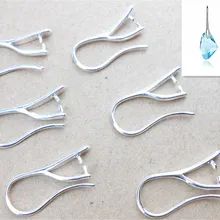 Горячая 10 шт 925 пробы серебряная серьга-крючок Earwire DIY Ювелирные изделия найти аксессуары
