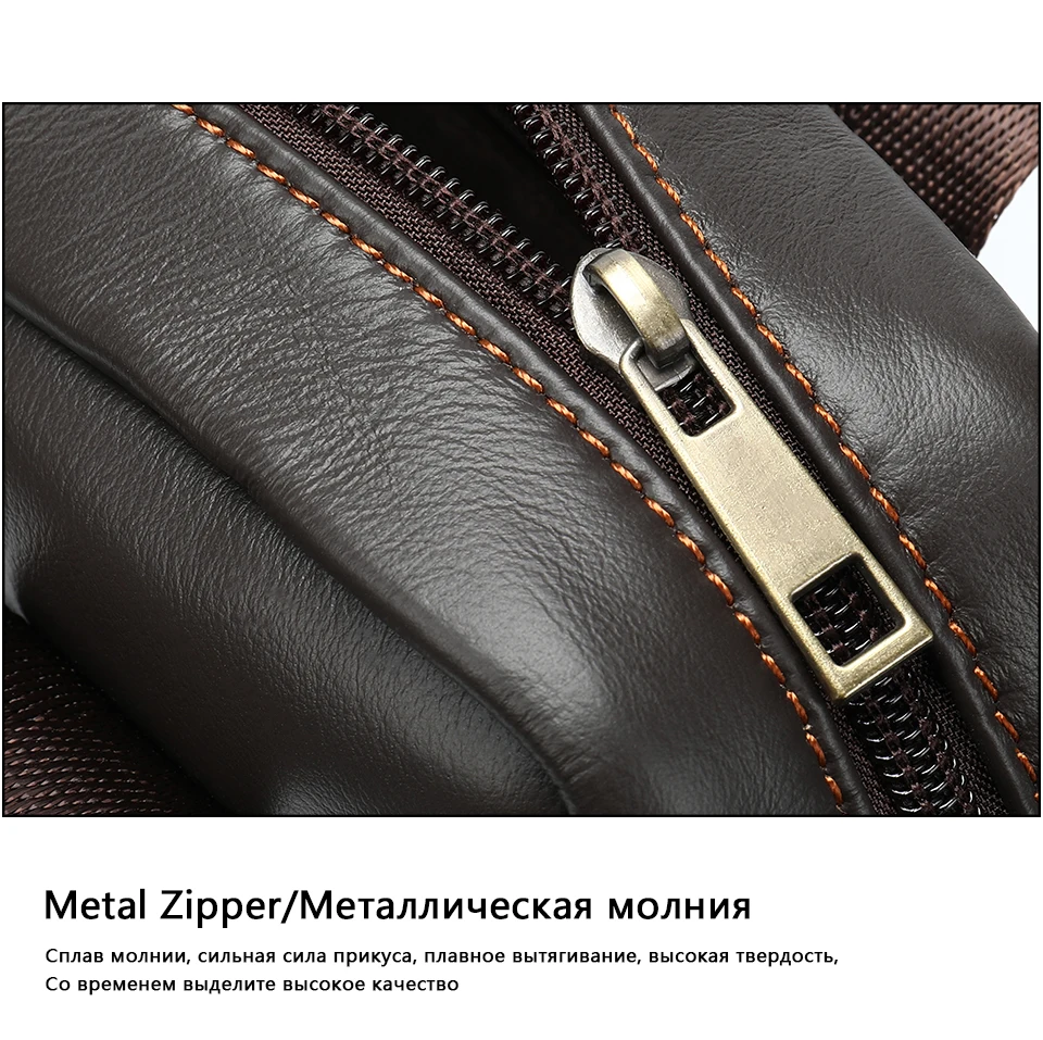 Men 's Bag Genuine Leather Shoulder Crossbody Bags for Men Handbags Flap Large Capacity Vintage Male Bag for Ipad phone 19
