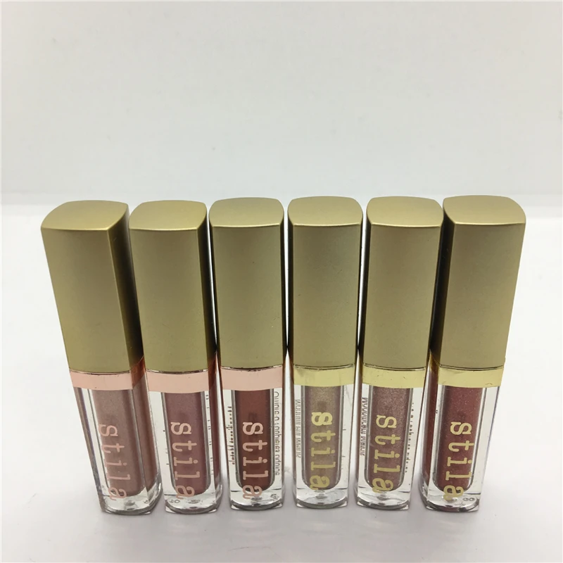 

SexeMara 6 Women's Dazzling Eye Shadow Fashion Metal Glitter Eye Shadow High Gloss Liquid Eye Shadow Set