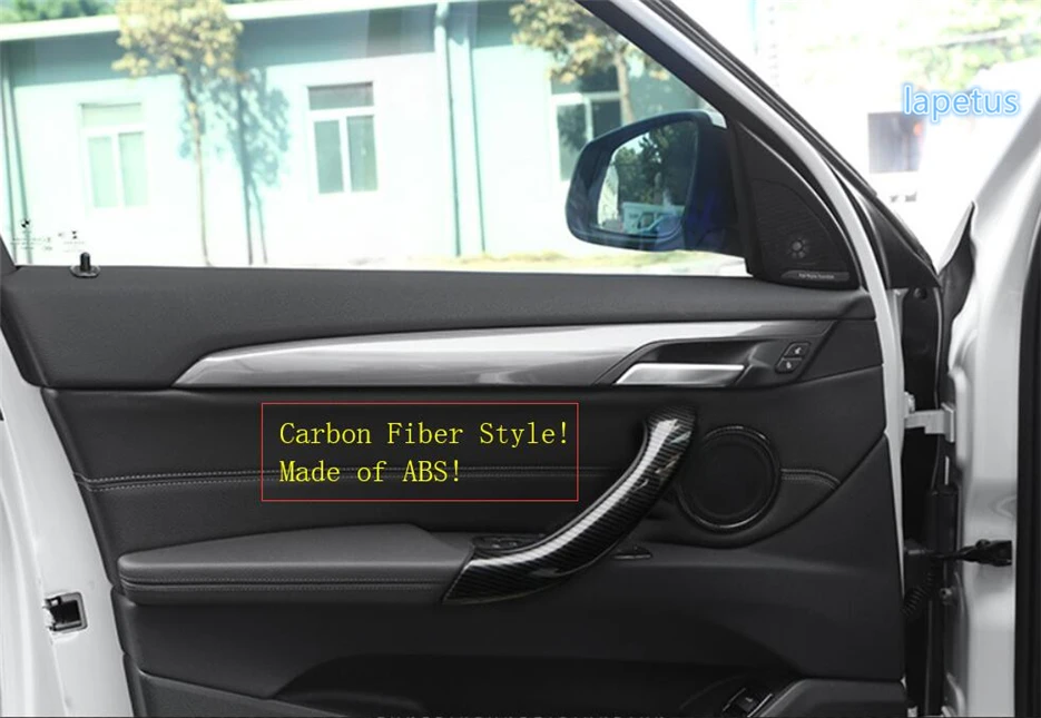 

Lapetus Inner Car Door Pull Handle Decoration Frame Cover Trim / 2 Colors For Choice Fit For BMW X1 F48 2016 2017 2018 2019 ABS
