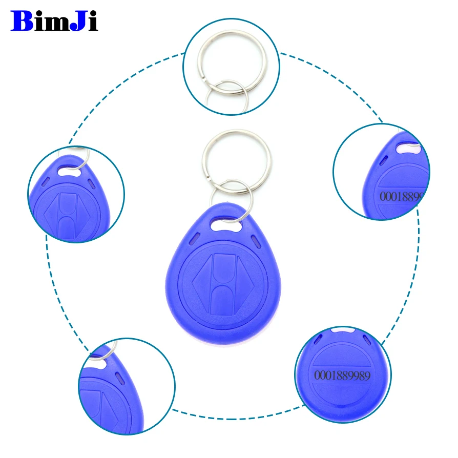 50 шт. Rfid тег 125 кГц Близость RFID карта брелок контроля доступа смарт-карта 10 цветов