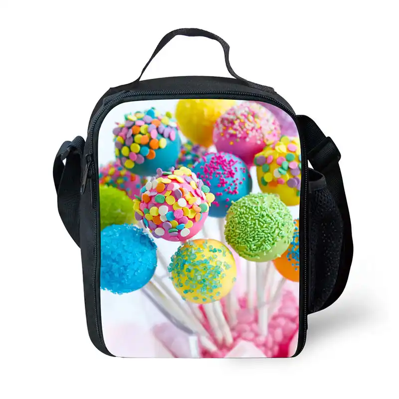 lunch bag with water bottle pocket