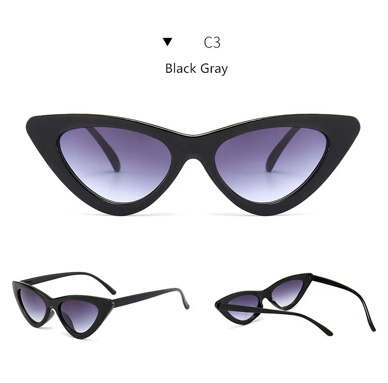 KUJUNY, маленькие солнцезащитные очки "кошачий глаз" для женщин, Ретро стиль, кошачий глаз, женские солнцезащитные очки, индивидуальная вогнутая форма, солнцезащитные очки, женские очки