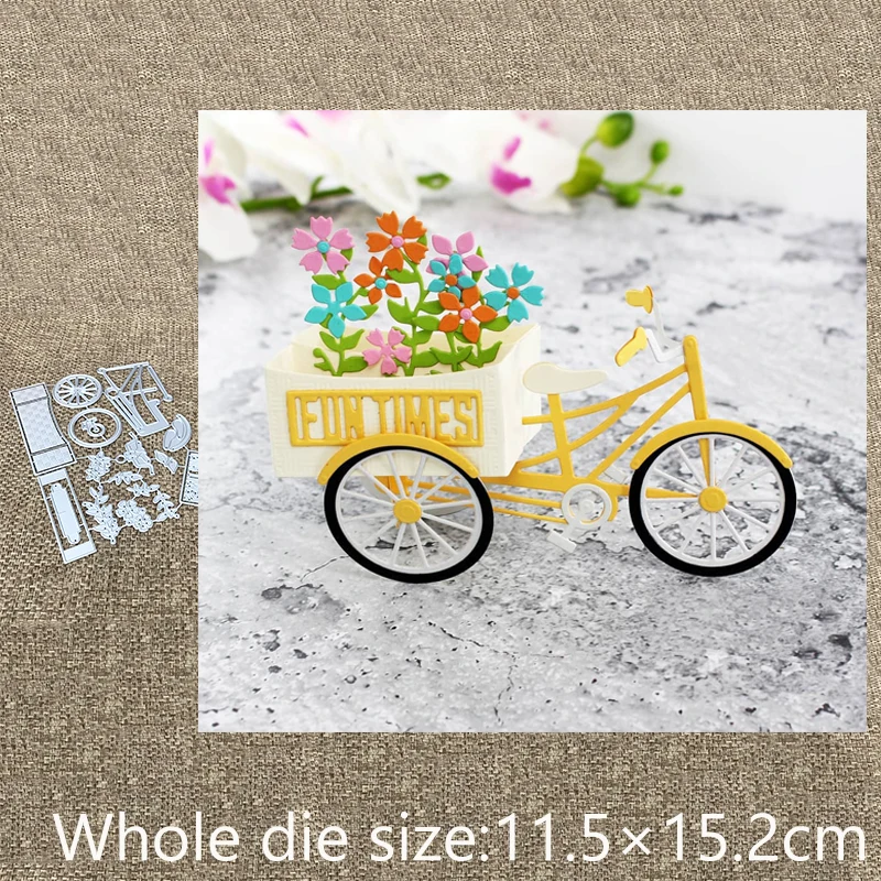 

New Design Craft Metal Cutting Die die cuts Flower letter bike decoration scrapbook Album Paper Card Craft Embossing die cuts