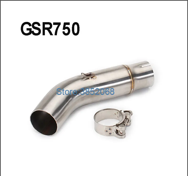 Motorcycle Exhaust Stainless Steel Front Bend Pipe Link Pipe Middle