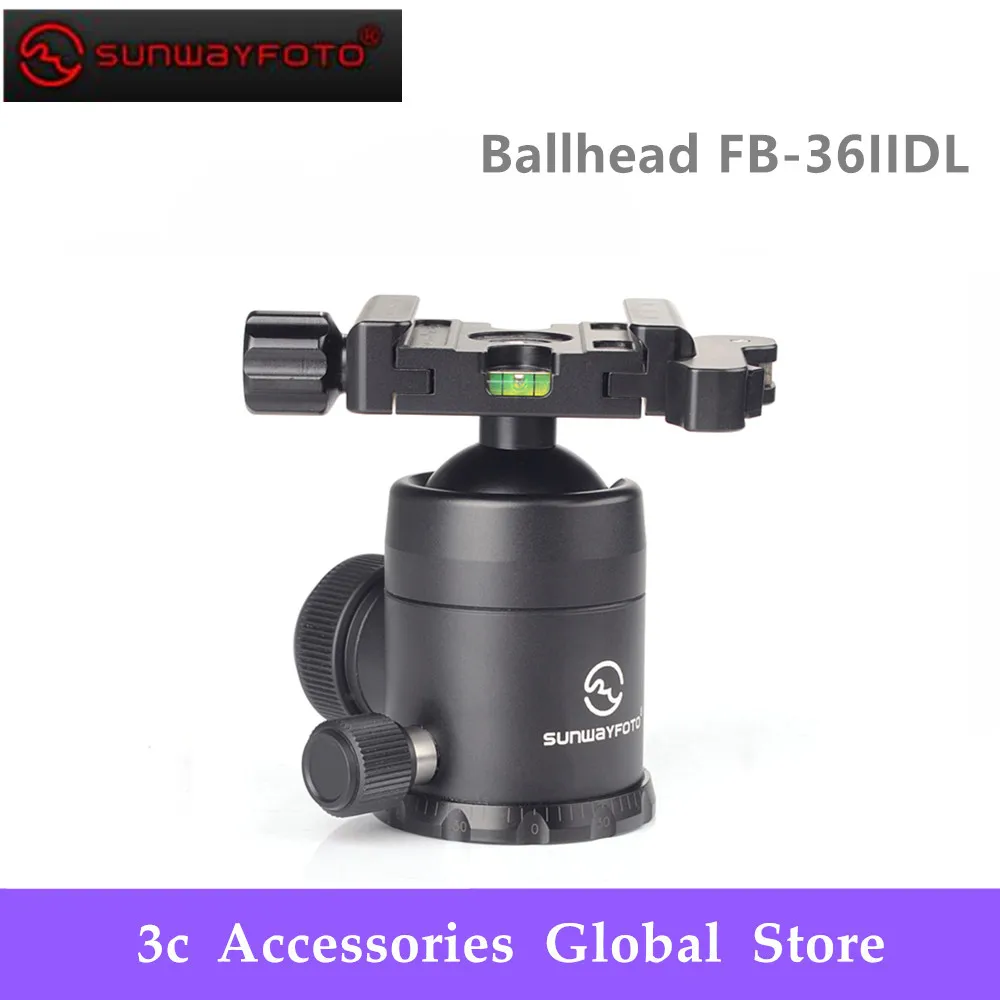 

SUNWAYFOTO FB-36IIDL Tripod head for DSLR Camera Tripode Ballhead Professional Aluminum Monopod Panoramic Tripod Ball Head
