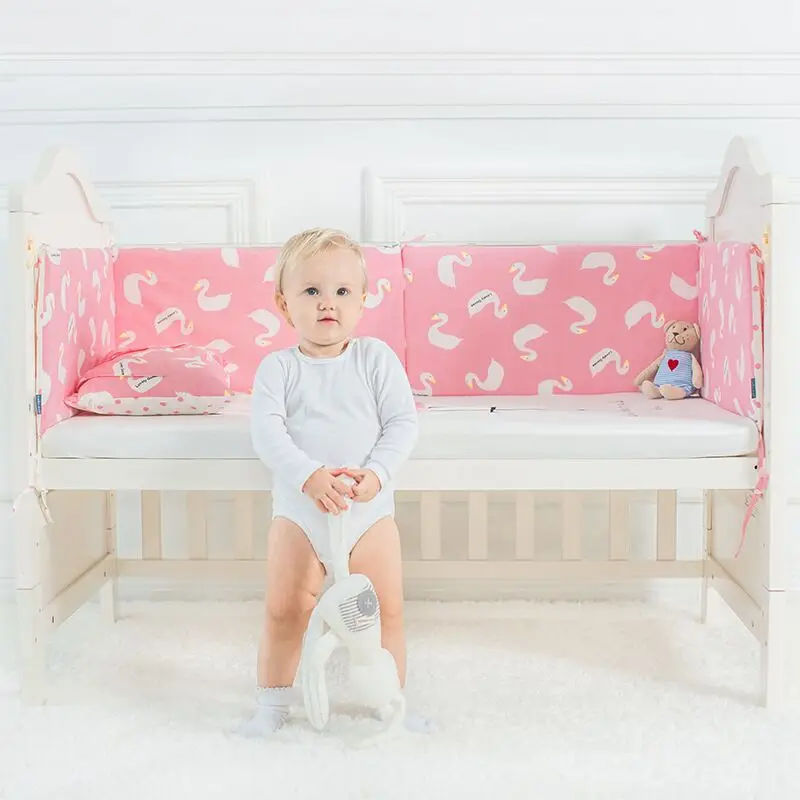 Cotton Baby Bumper Fashion Hot Crib Bumper Infant Bed Baby Bed Bumper Safe Protection For Baby Use 120cm*30cm