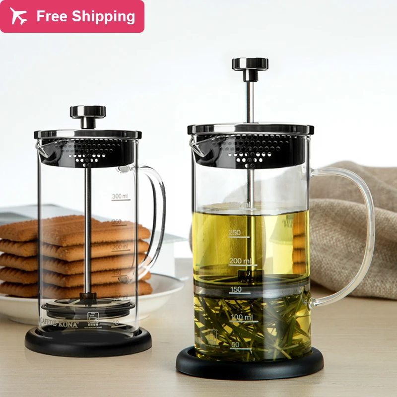 Высококлассный кофейный чайник во французском прессе стеклянный для Dolce Gusto Nes