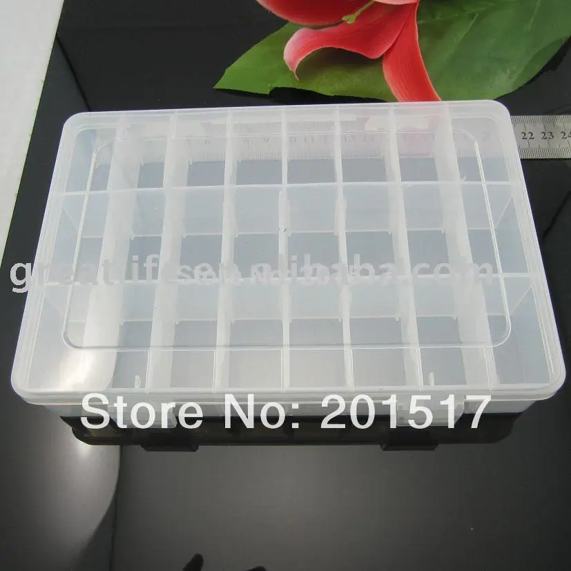 

Rhinestones Square Storage Box A Must For Nail Art 24 Boxes Inside Used for Picking Up Rhinestones And Other Nail Decoration
