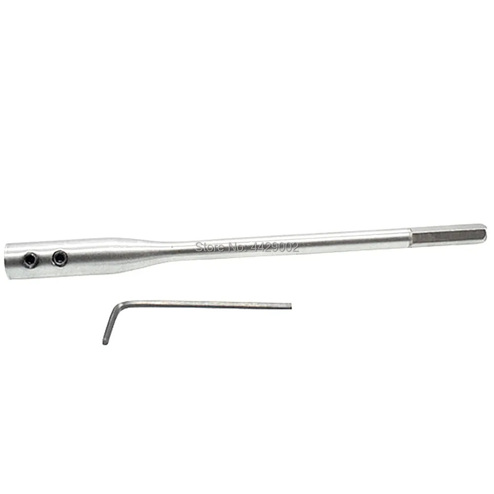 

Flat Wood Bit Extension Bar Set 150mm 6" Hex Key Drill Bit Extension Bar Paddle Bits Extender Shaft
