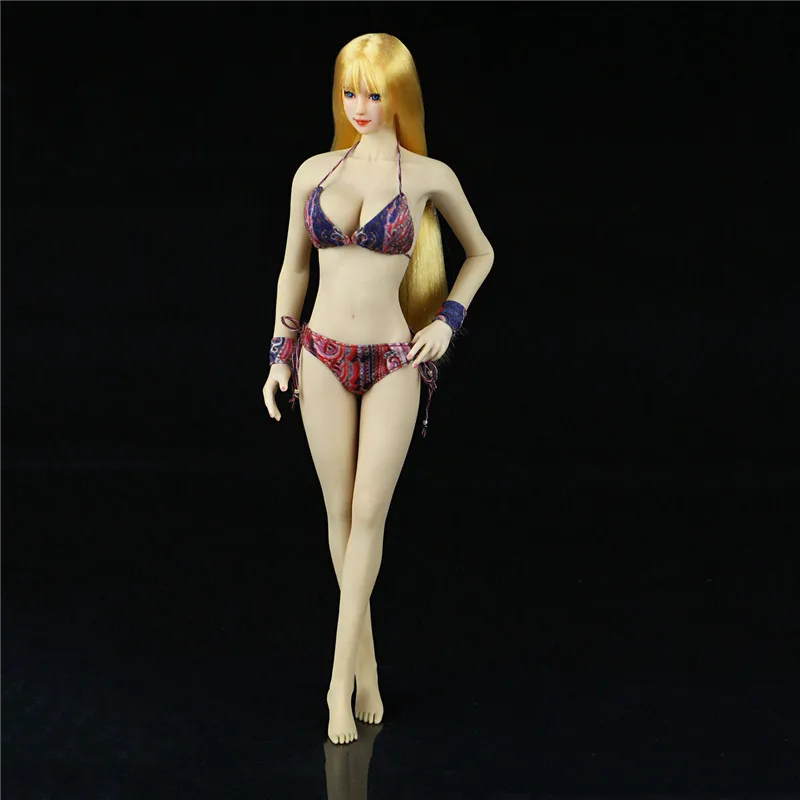 

1/6 Scale Female parts Swimsuit Beach Swimwear B Doll Model Toys Bust Large Bikini Swimsuit for 12 inch action figure