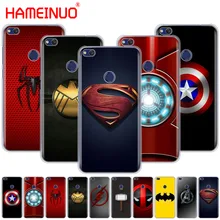 HAMEINUO Мстители супер герой логотип Чехол для телефона для huawei Ascend P7 P8 P9 P10 P20 lite plus pro G9 G8 G7