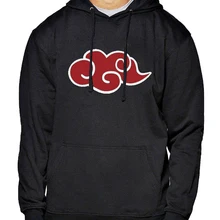 Новая мужская толстовка с капюшоном из японского аниме Наруто Акацуки красное облако горячая Распродажа Весенняя Толстовка Зимняя мужская спортивная одежда Повседневная Kpop