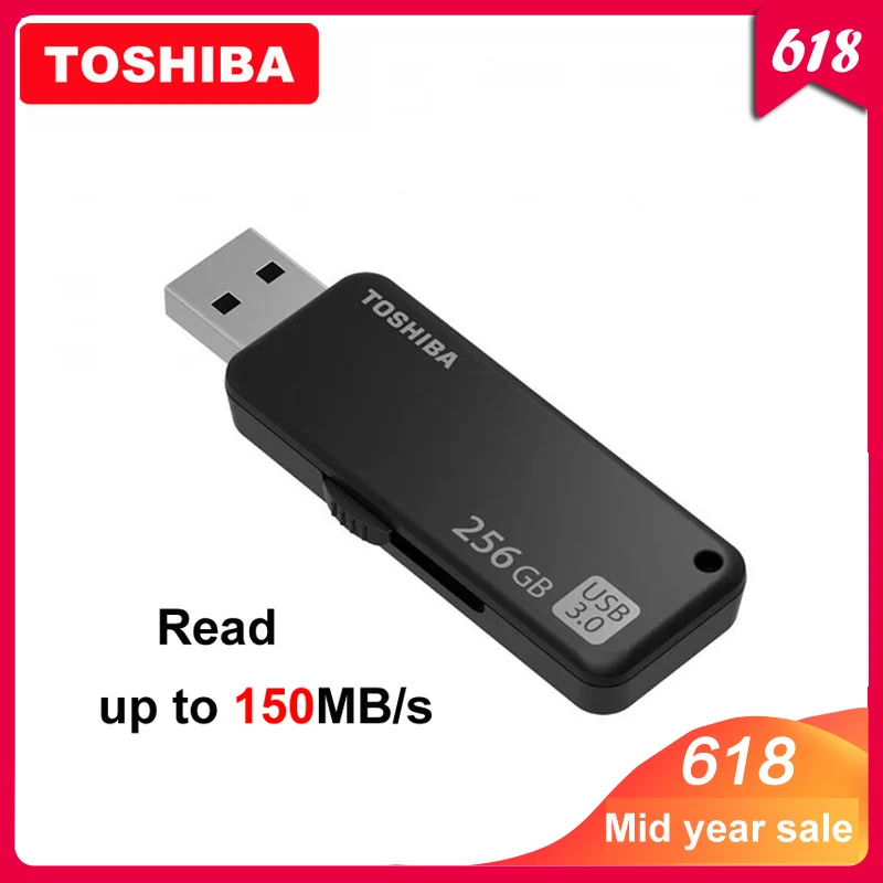 Toshiba USB3.0 диск U365 до 150 МБ/с. USB флэш-накопители модные флеш-накопитель 32 Гб 64 Гб 128 ГБ 256 высокое Скорость флеш-накопитель