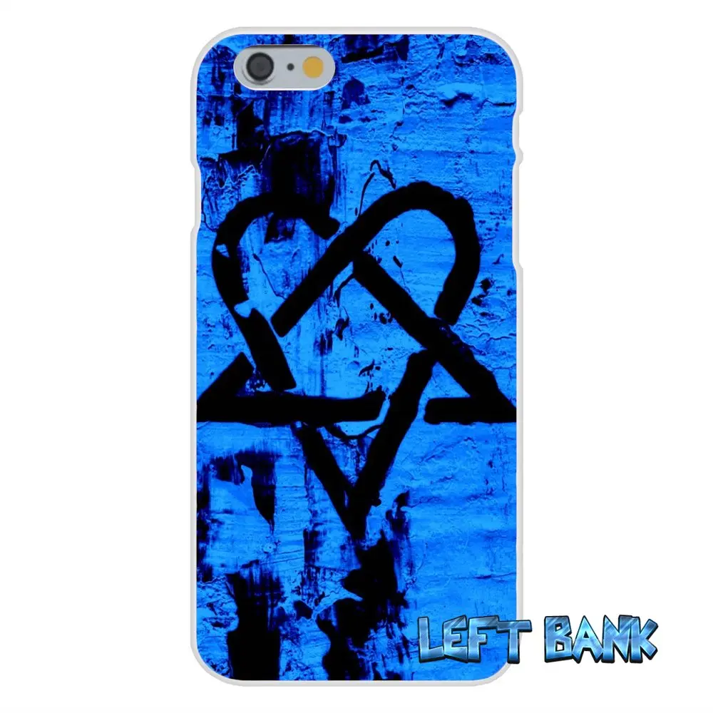 Мягкий Силиконовый ТПУ прозрачный чехол Heartagram для Samsung Galaxy Note 3 4 5 S4 S5 MINI S6 S7