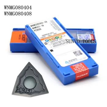 

50PCS WNMG080408 WNMG080404-HA/-HM/-HS PC9030 NC3030 carbide milling inserts indexable end milling cutter MWLNL/MWLNR1616H08