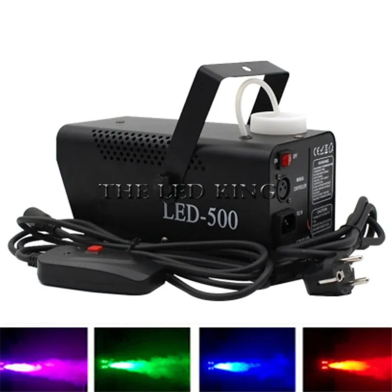 Wireless Remote control LED 500W 1000W smoke machine/RGB fog machine/professional ejector/stage DJ equipments/LED fogger | Освещение
