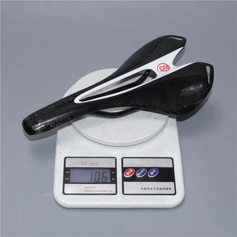 PuraRaza MTBRoad Bike Saddle 3K Carbon Fiber Mountain Bike Seat Saddle Lightweight Bicycle Parts