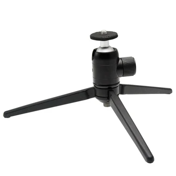 

SETTO Aluminum Metal Mini Smartphone Tripod with Ball head,Desktop Table Tripod for iPhone Clip Gopro Nikon Canon DSLR Camera DV