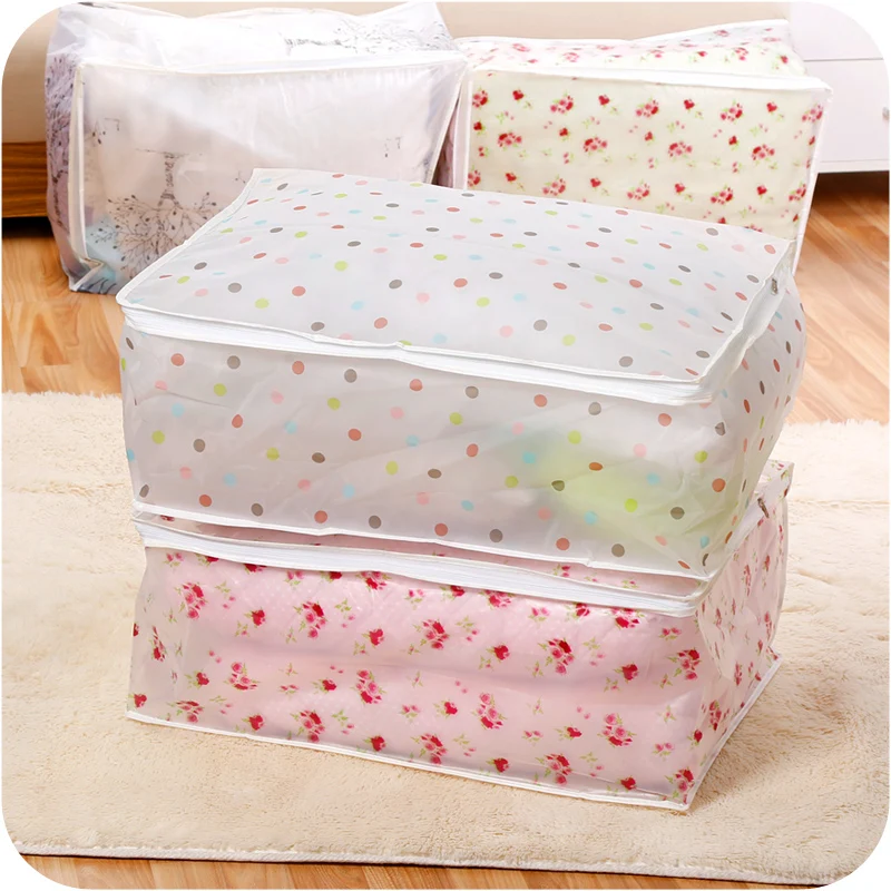 PEVA Waterproof Blanket Storage Bags Organize Bags Luggage Bags Packed