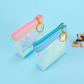

Summer Transparent Coin Purses Women Wallets Small Cute Card Holder Key Money Mini Bag For Girls Ladies Purse Change Pouch