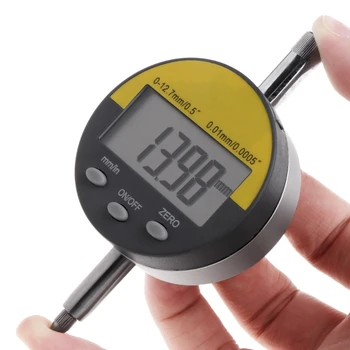 

0-12.7mm/5" Range Gauge Digital Dial indicator Precision Tool 0.01mm/0.0005" Tester Tools